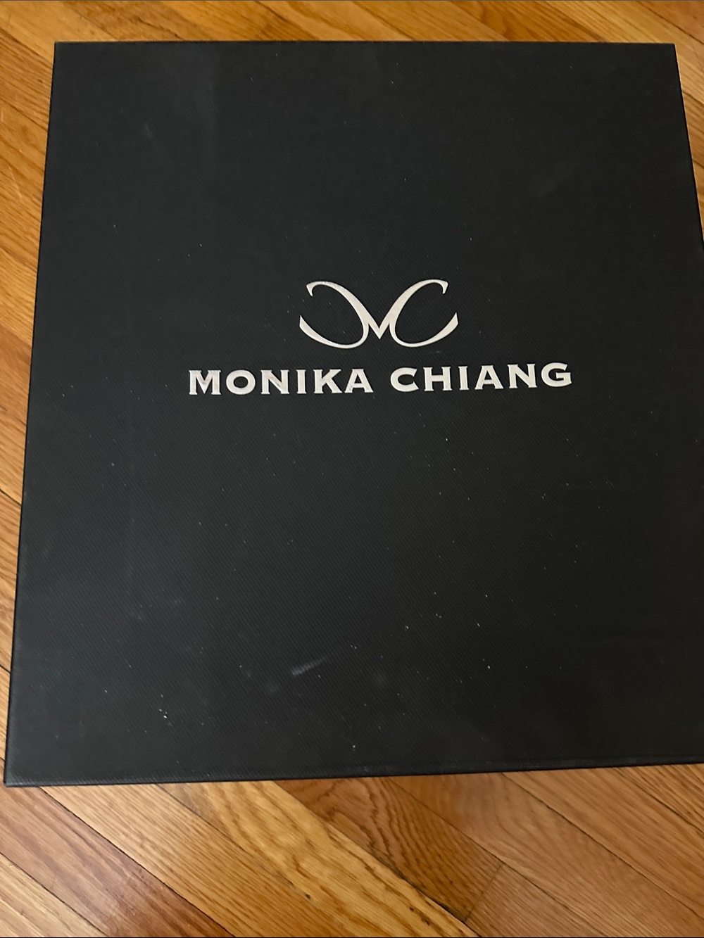 Monika Chiang Black Box with White Logo
